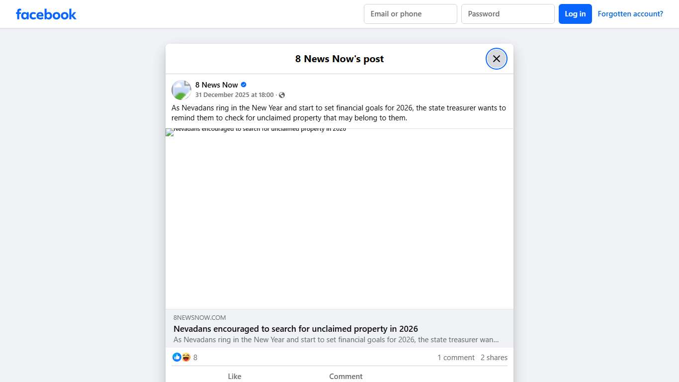 8 News Now - As Nevadans ring in the New Year and start to... | Facebook